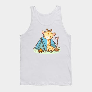 Funny giraffe Camping Tank Top